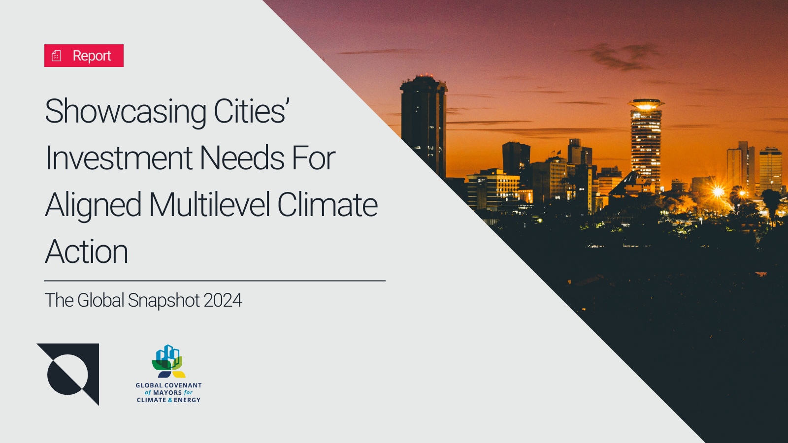 Urgent Call from World’s Cities for $86 Billion of Investment in Next Generation of Climate Infrastructure Projects