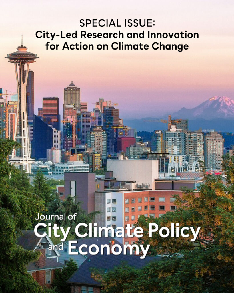 Discover the City-Led Special Issue of the Journal of City Climate Policy and Economy